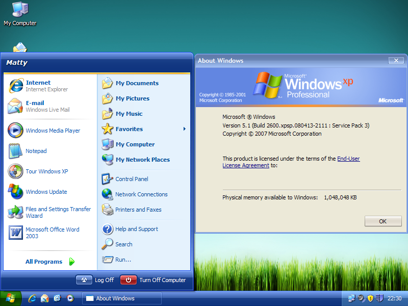Windows XP Pro