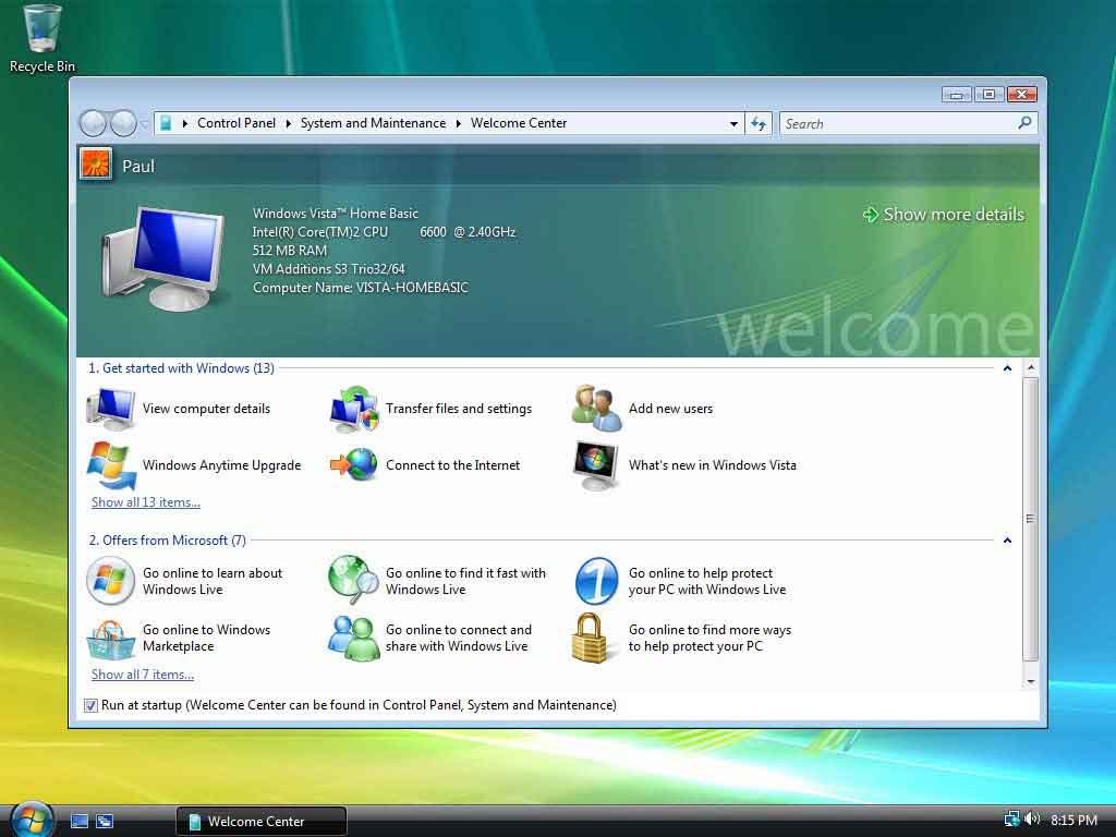 Windows Vista Home Basic 6 Download